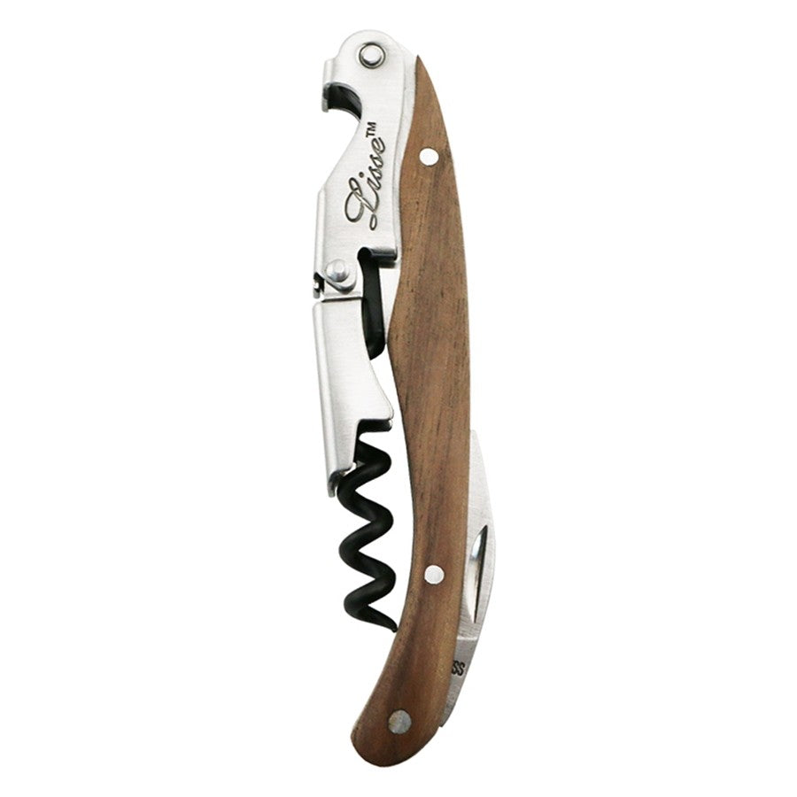Lisse Two Step Waiter's Corkscrew with Walnut Handle