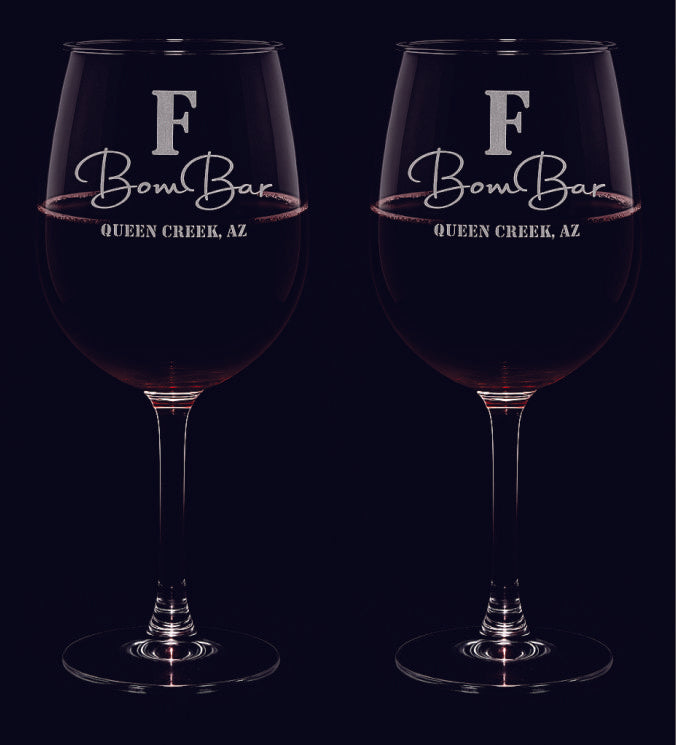 The F BomBar 19 Ounce Wine Glass