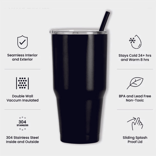 30oz Powder Coated Tumbler