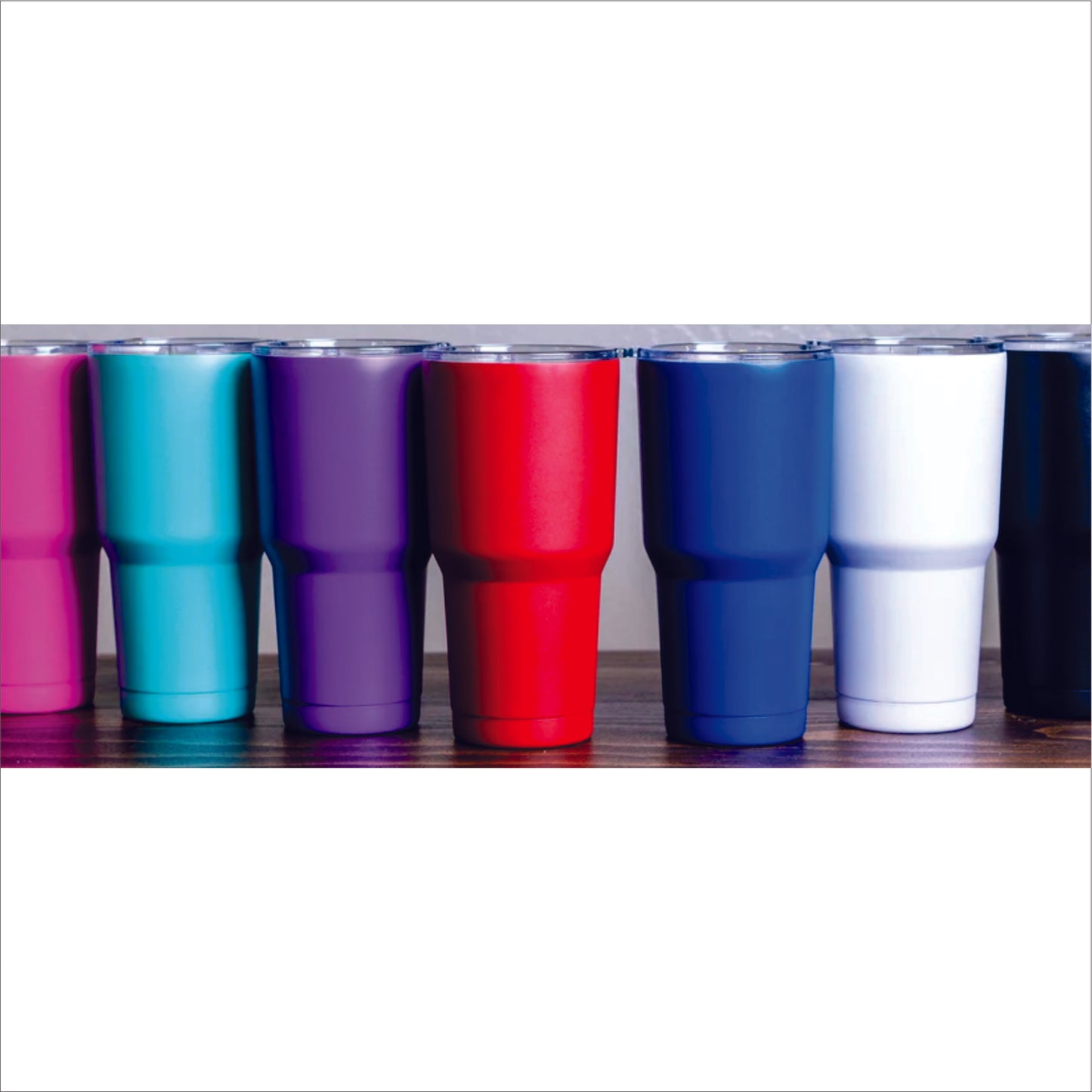 30oz Powder Coated Tumbler