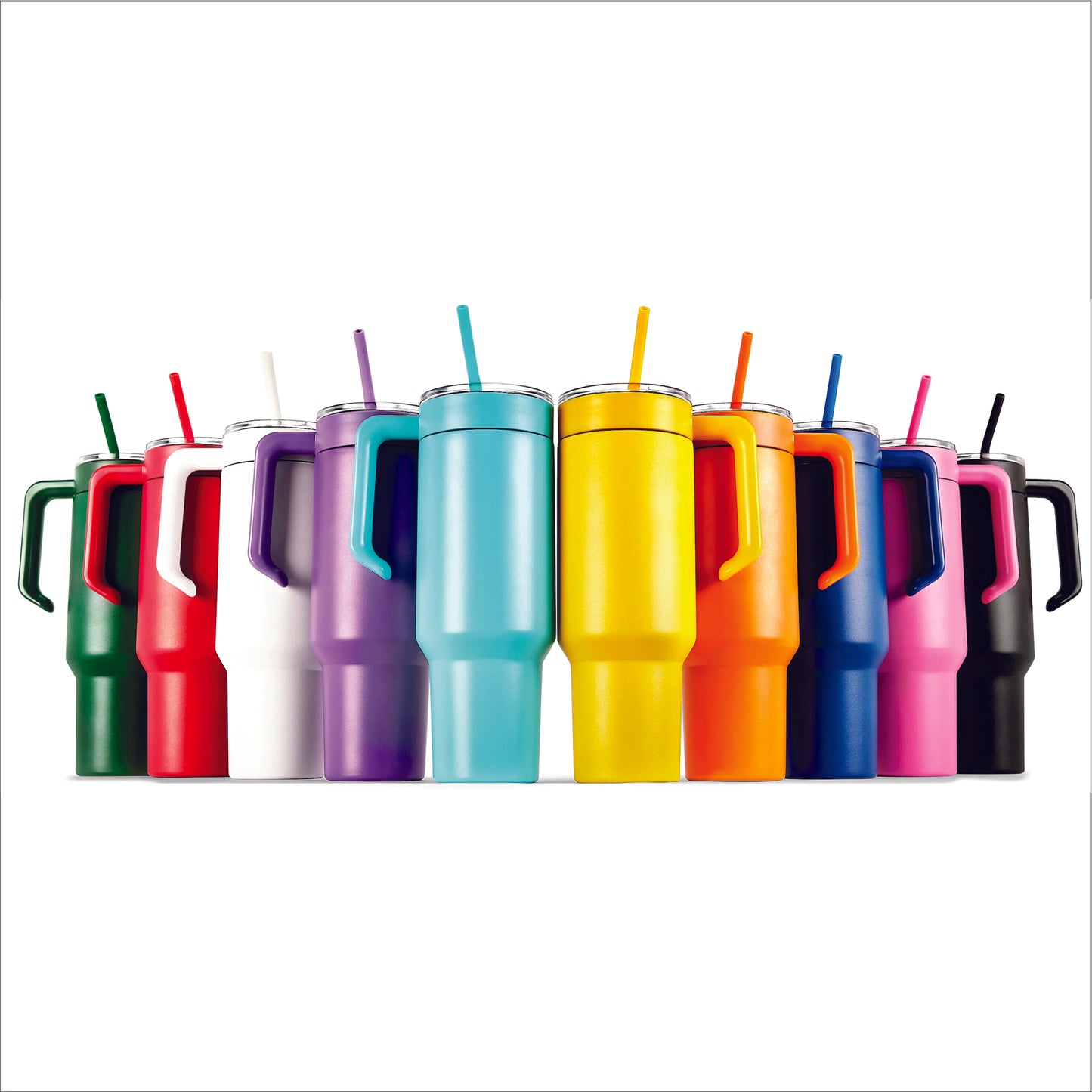 43oz Powder Coated Tumbler