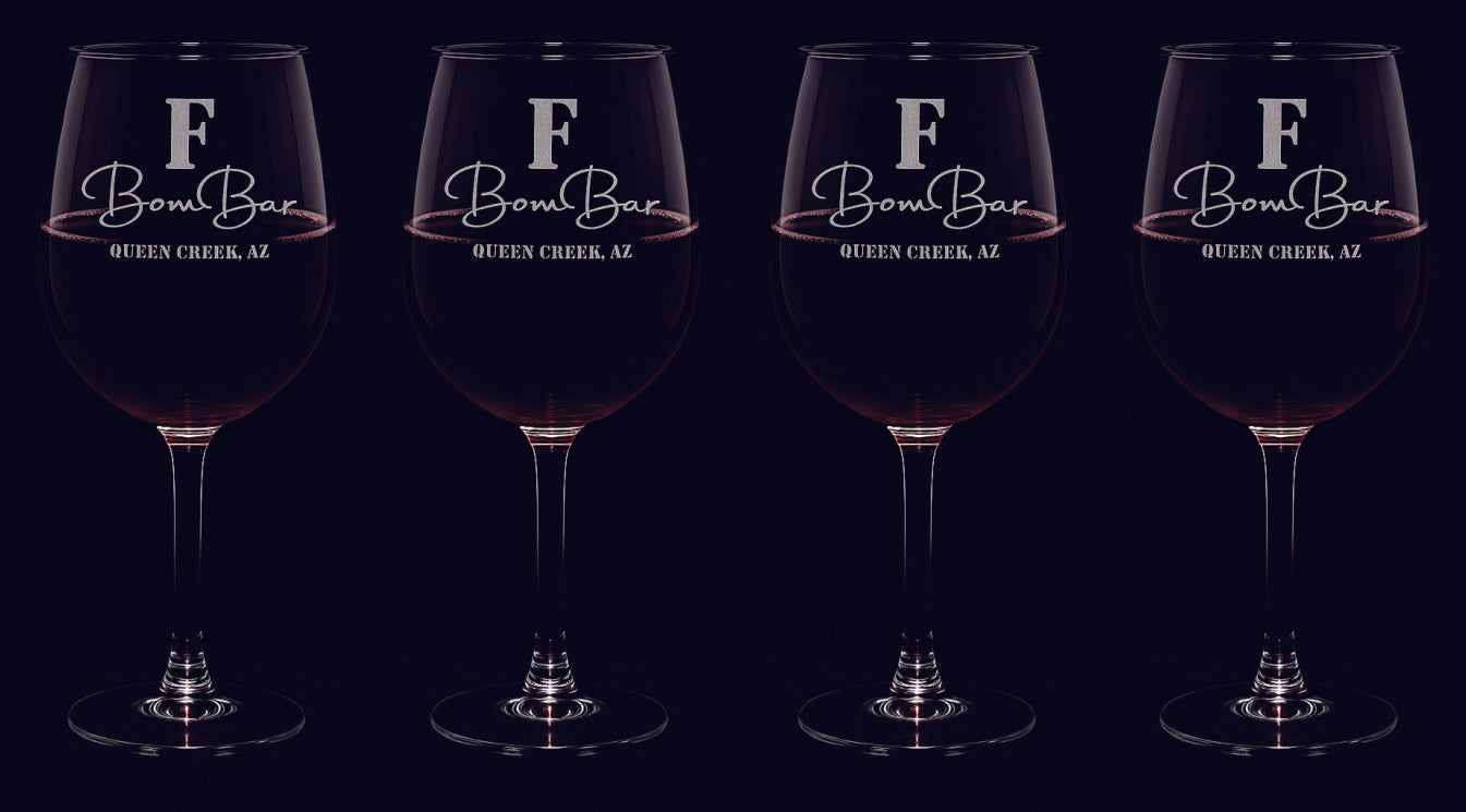 The F BomBar 19 Ounce Wine Glass