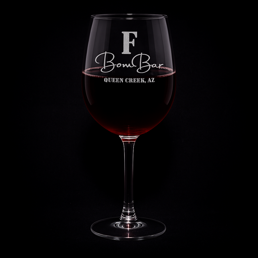 The F BomBar 19 Ounce Wine Glass
