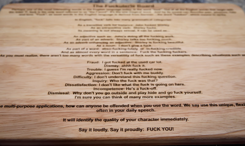 The Fuckuterie Board