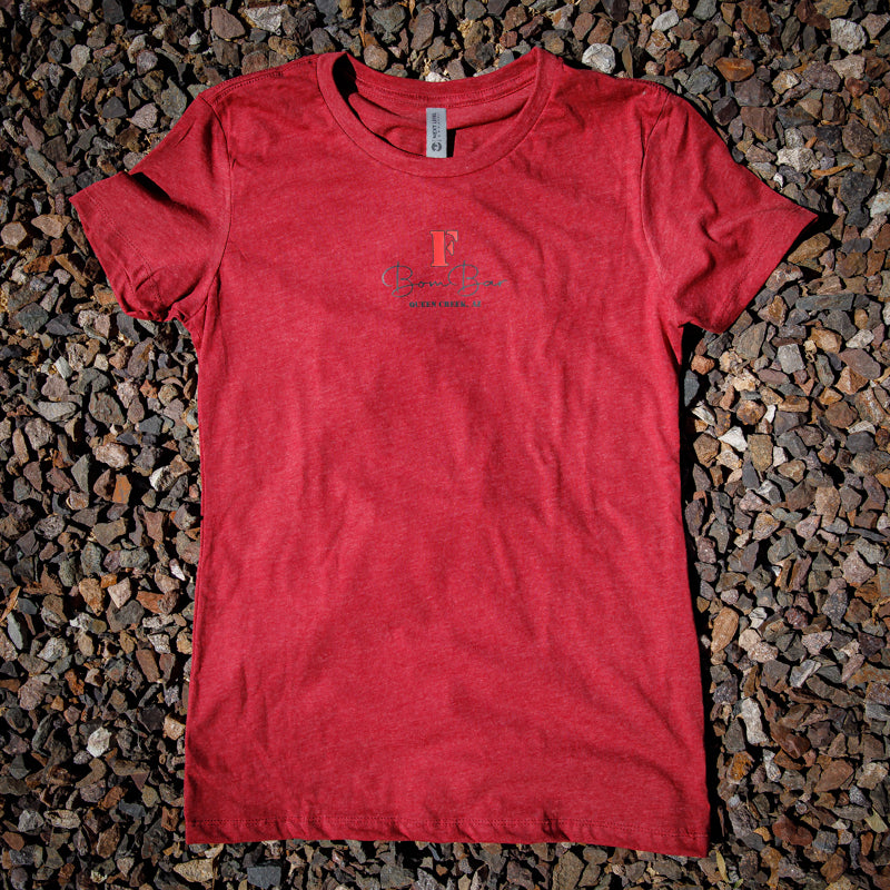 Ladies F Bombar T-Shirt Cardinal Red