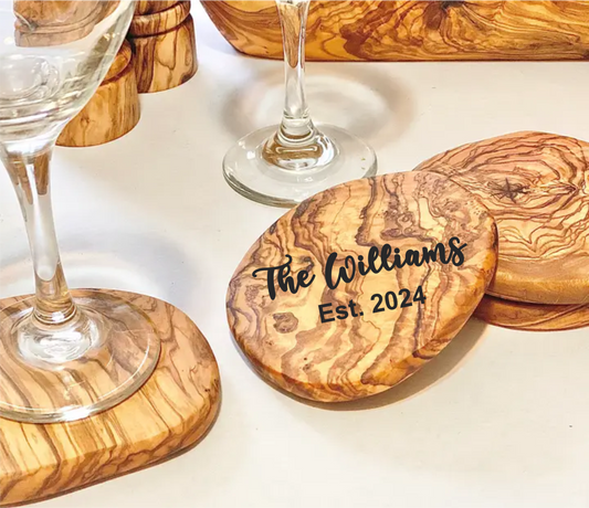Olive Wood Coasters