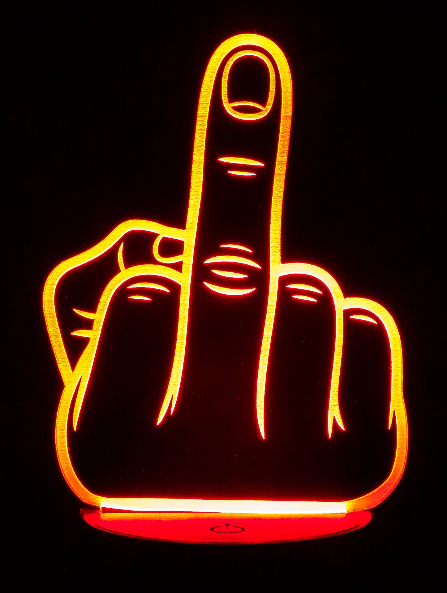 "You're Number One" Light Up Acrylic Art Piece