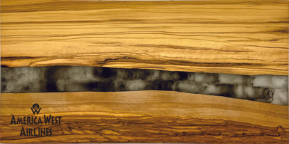 America West Olive Wood/Resin Charcuterie Board