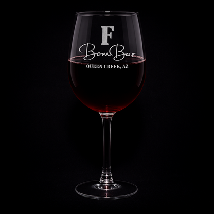 The F BomBar 19 Ounce Wine Glass
