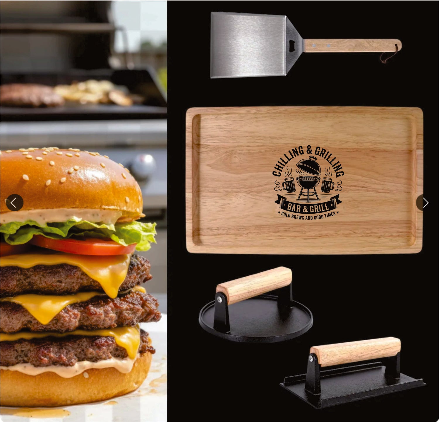 The Torenka Laser Smash Burger Set – Torenka Laser Creations