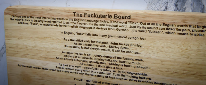 The Fuckuterie Board