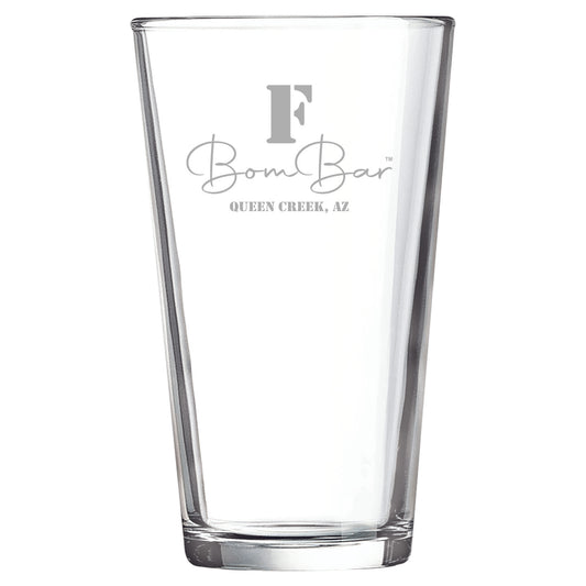 The F BomBar Pint Glass