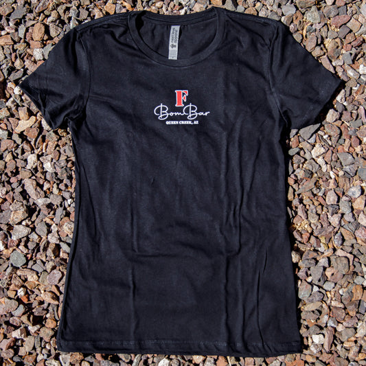 Ladies F Bombar T-Shirt Black