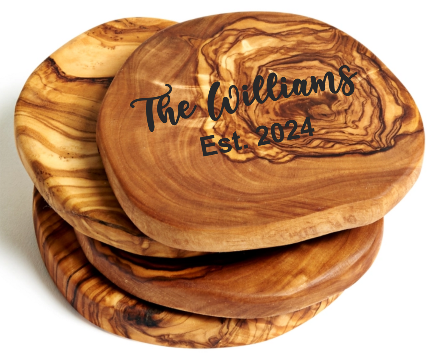 Olive Wood Coasters