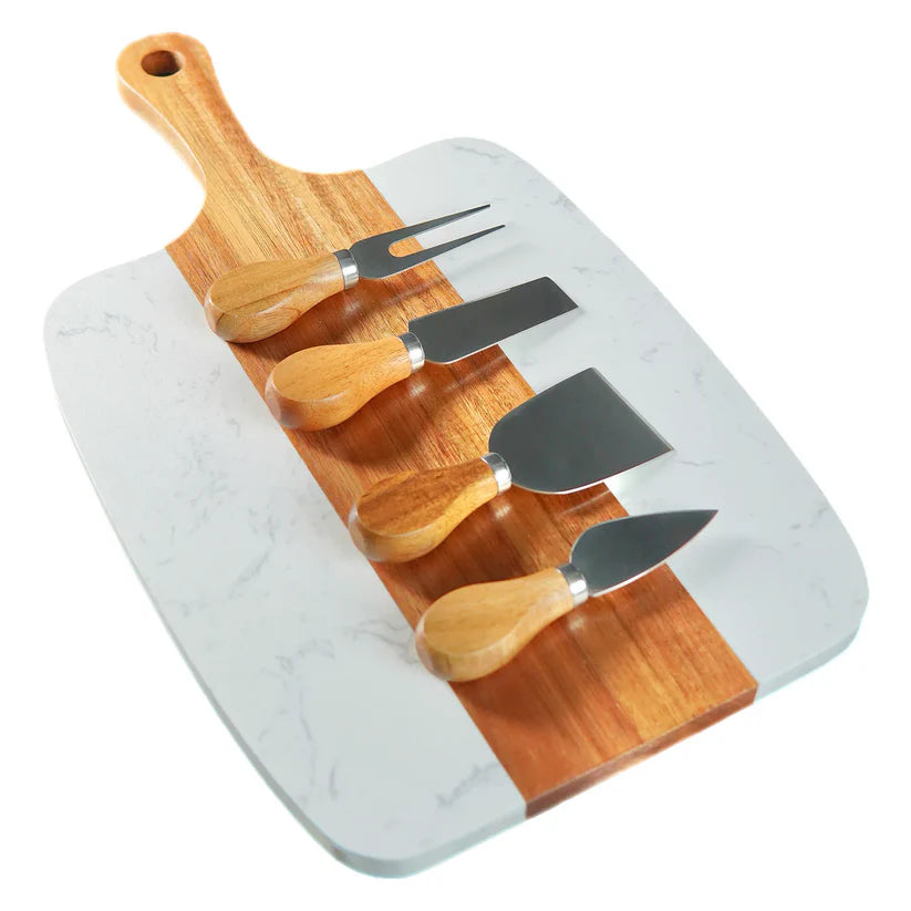 Marble Serving Board Set - 5 Piece